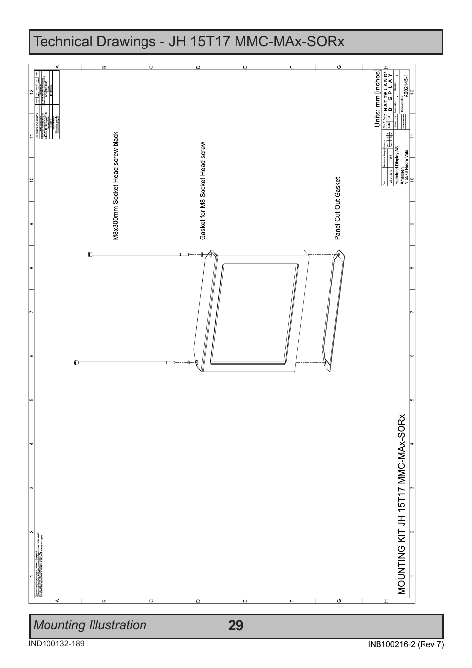 Hatteland Display 15 inch - JH 15T17 MMC-S (Slim Model) User Manual | Page 29 / 42