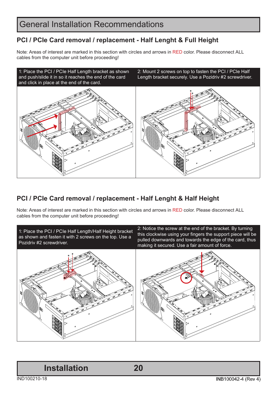 General installation recommendations installation | Hatteland Display HT C02HI (Compact Entry Level) User Manual | Page 20 / 86
