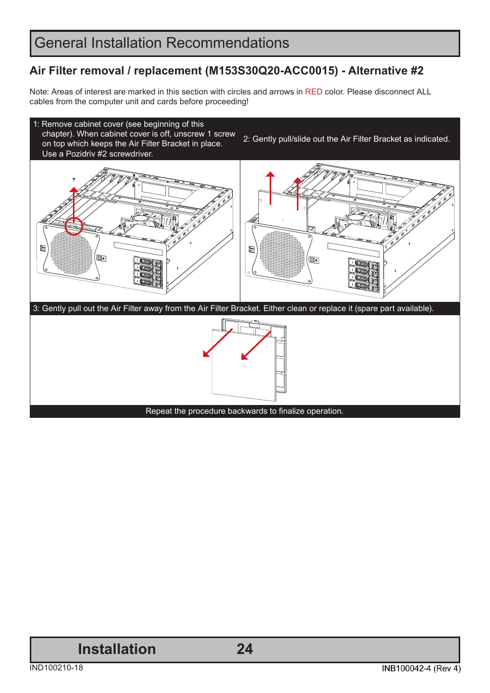 General installation recommendations installation | Hatteland Display HT C02HI (Compact Entry Level) User Manual | Page 24 / 86
