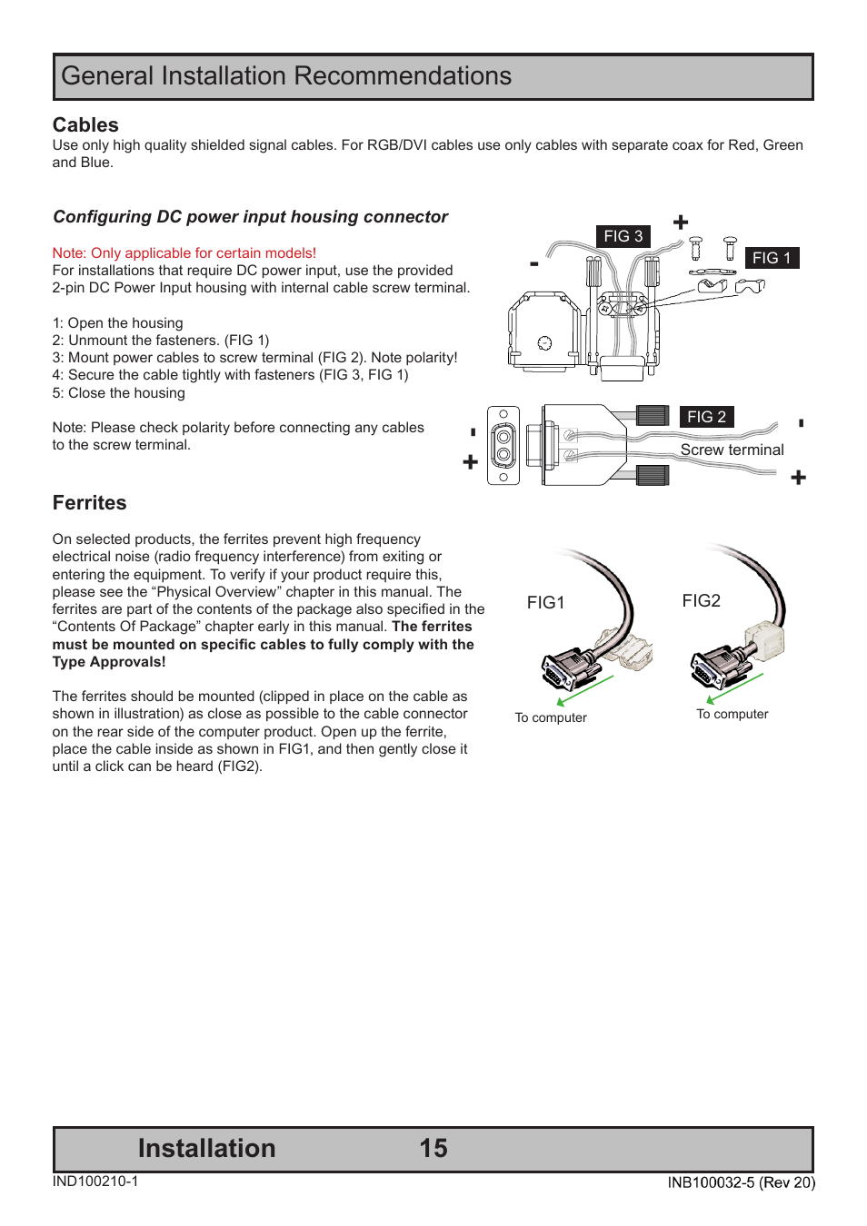 Hatteland Display HT B18 (Fanless) User Manual | Page 15 / 58
