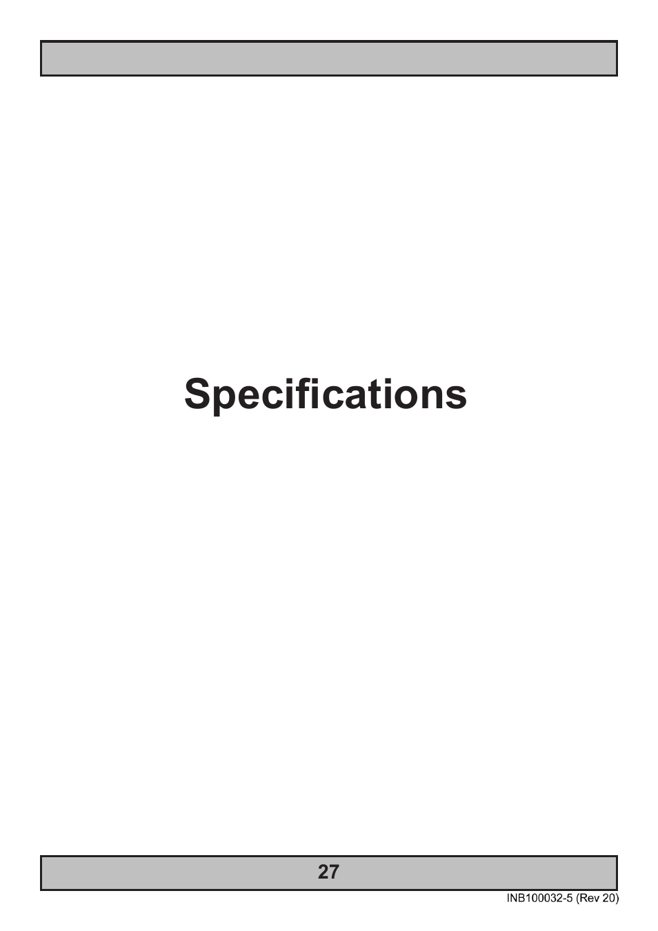 Specifications | Hatteland Display HT B18 (Fanless) User Manual | Page 27 / 58