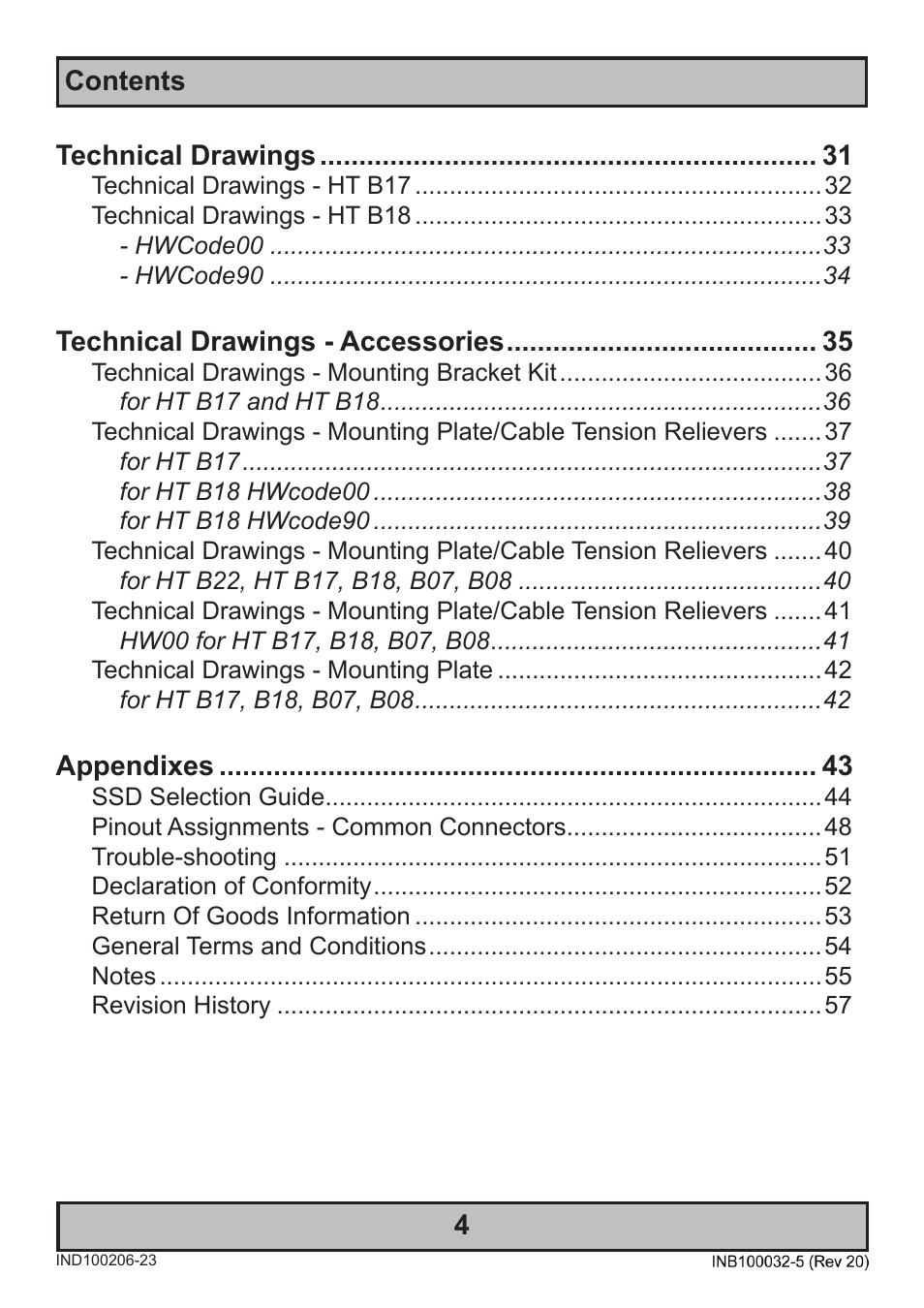 Hatteland Display HT B18 (Fanless) User Manual | Page 4 / 58
