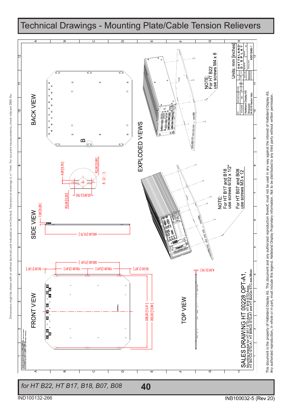 Hatteland Display HT B18 (Fanless) User Manual | Page 40 / 58