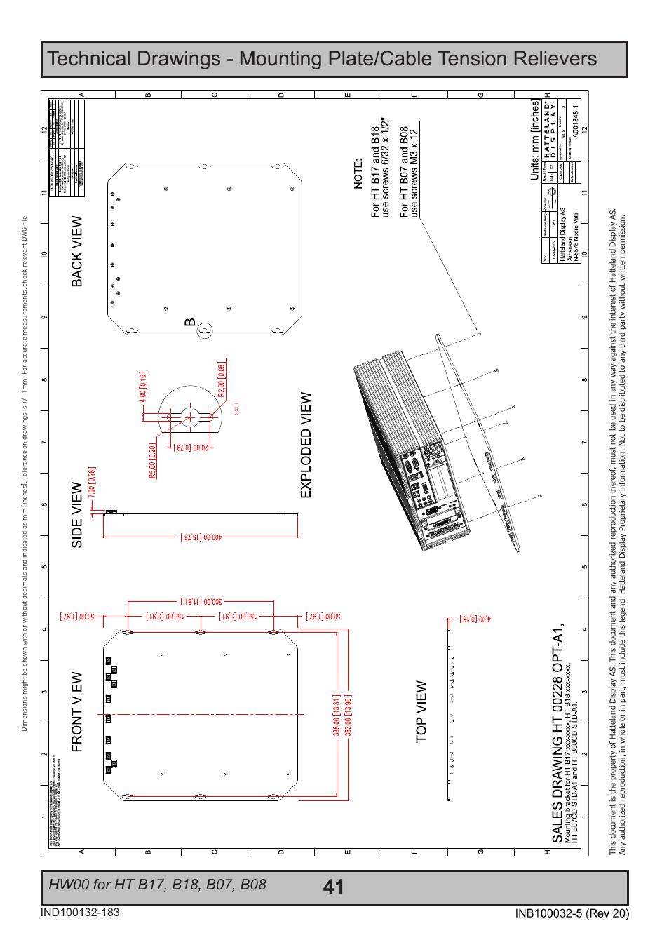 Hatteland Display HT B18 (Fanless) User Manual | Page 41 / 58