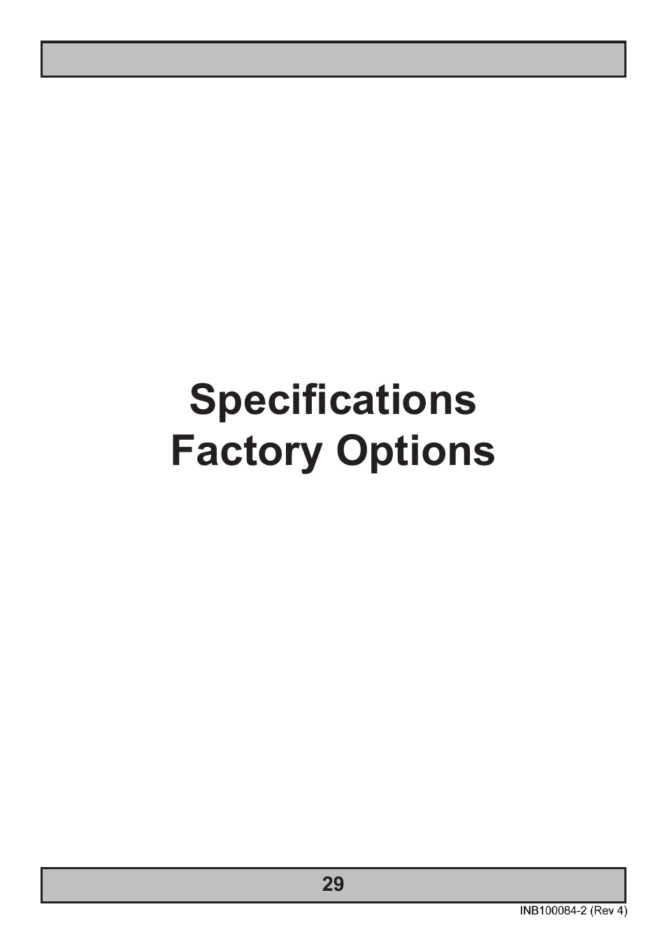 Specifications factory options | Hatteland Display HT 221 (2U Size) User Manual | Page 29 / 66