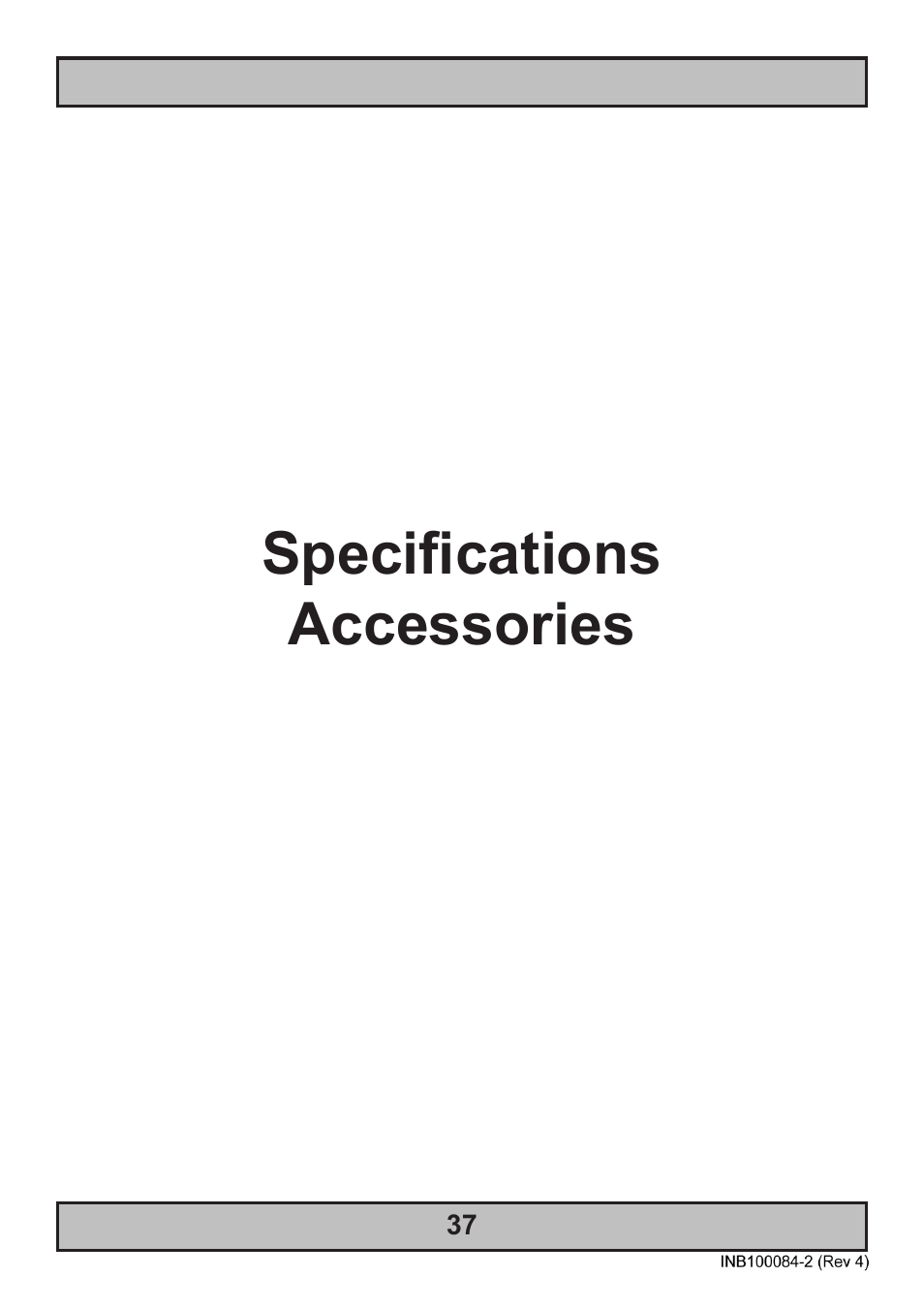 Specifications accessories | Hatteland Display HT 221 (2U Size) User Manual | Page 37 / 66