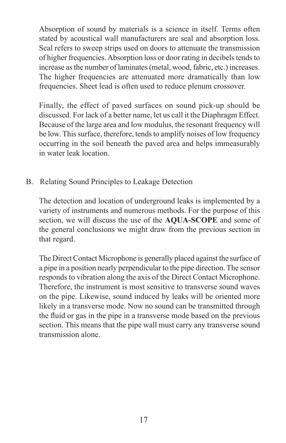 Heath Consultants Aqua-Scop User Manual | Page 20 / 39