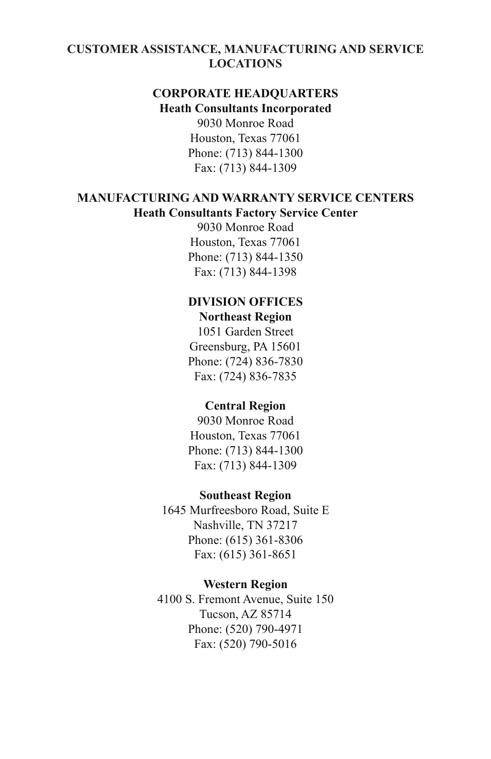 Heath Consultants Aqua-Scop User Manual | Page 38 / 39
