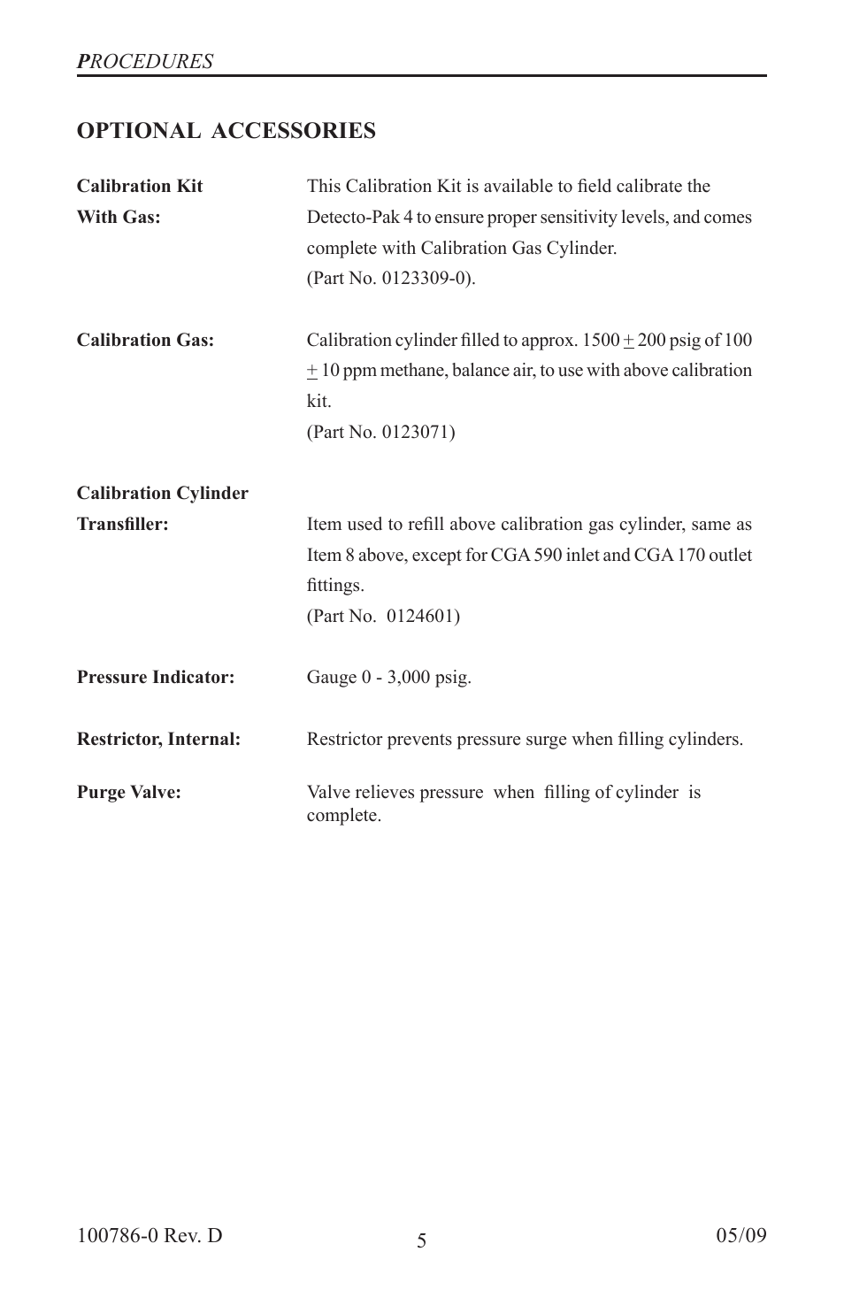 Optional accessories | Heath Consultants Detecto-Pak 4 (DP) User Manual | Page 12 / 49