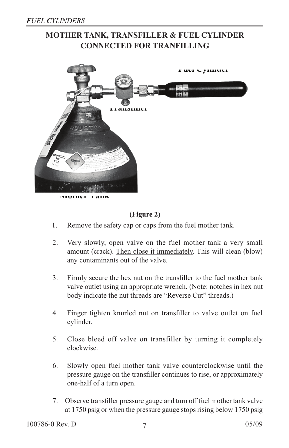 Fuel cylinder transfiller mother tank | Heath Consultants Detecto-Pak 4 (DP) User Manual | Page 14 / 49