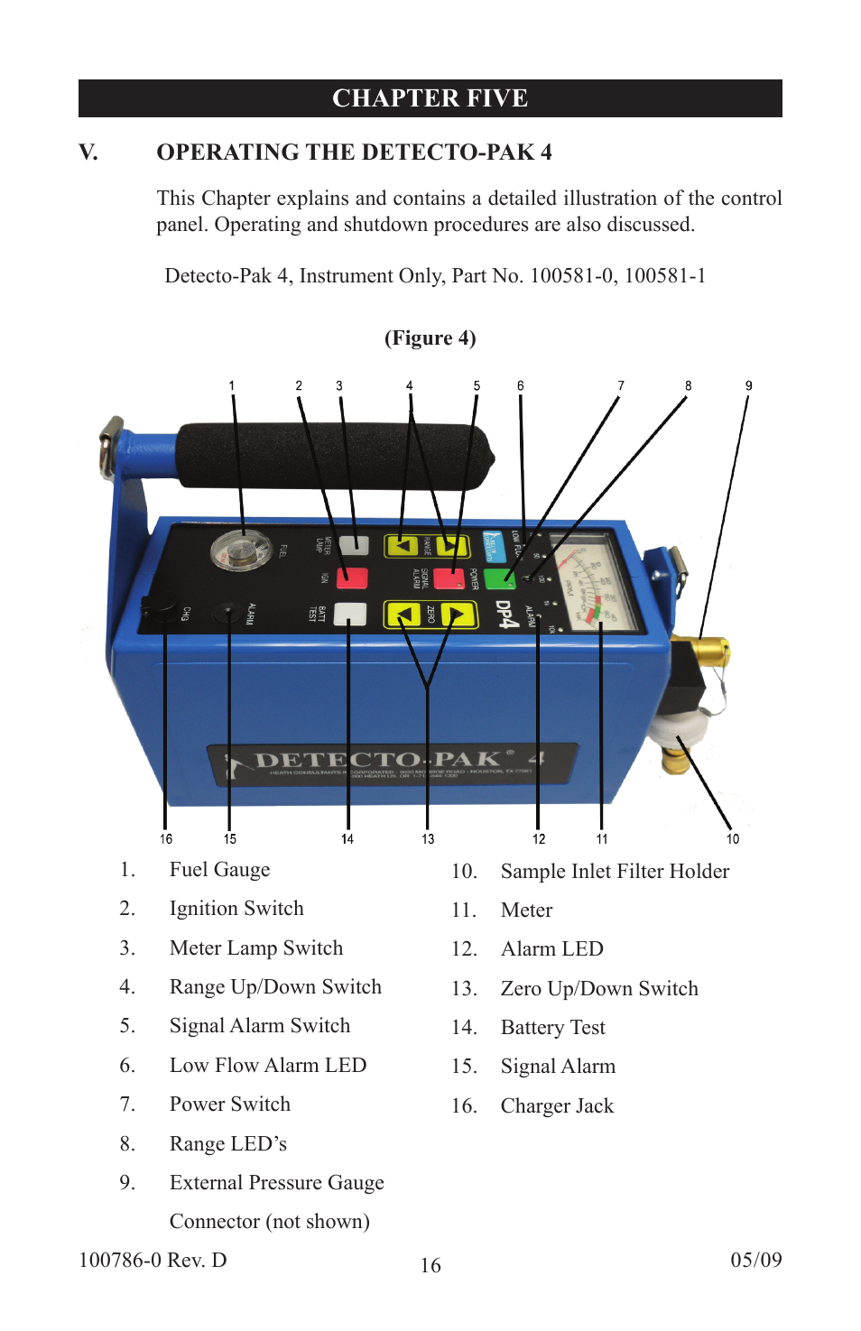 Chapter five | Heath Consultants Detecto-Pak 4 (DP) User Manual | Page 23 / 49