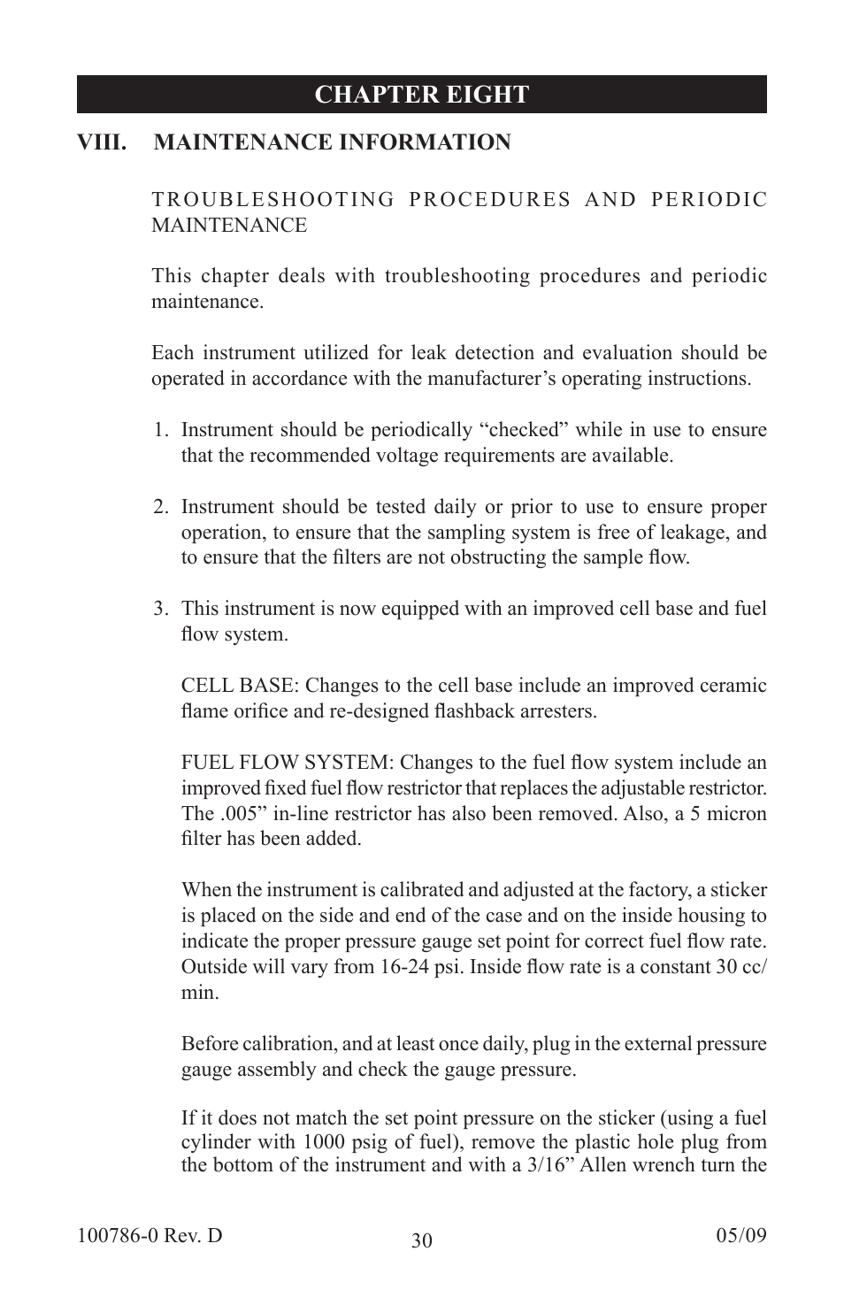 Chapter eight | Heath Consultants Detecto-Pak 4 (DP) User Manual | Page 37 / 49