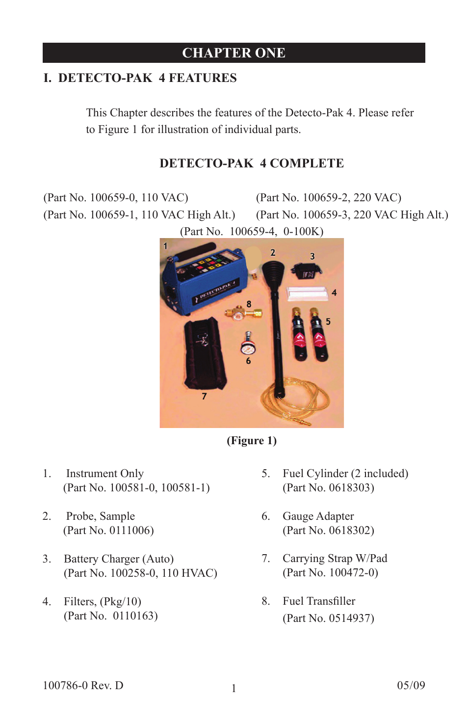 Chapter one | Heath Consultants Detecto-Pak 4 (DP) User Manual | Page 8 / 49