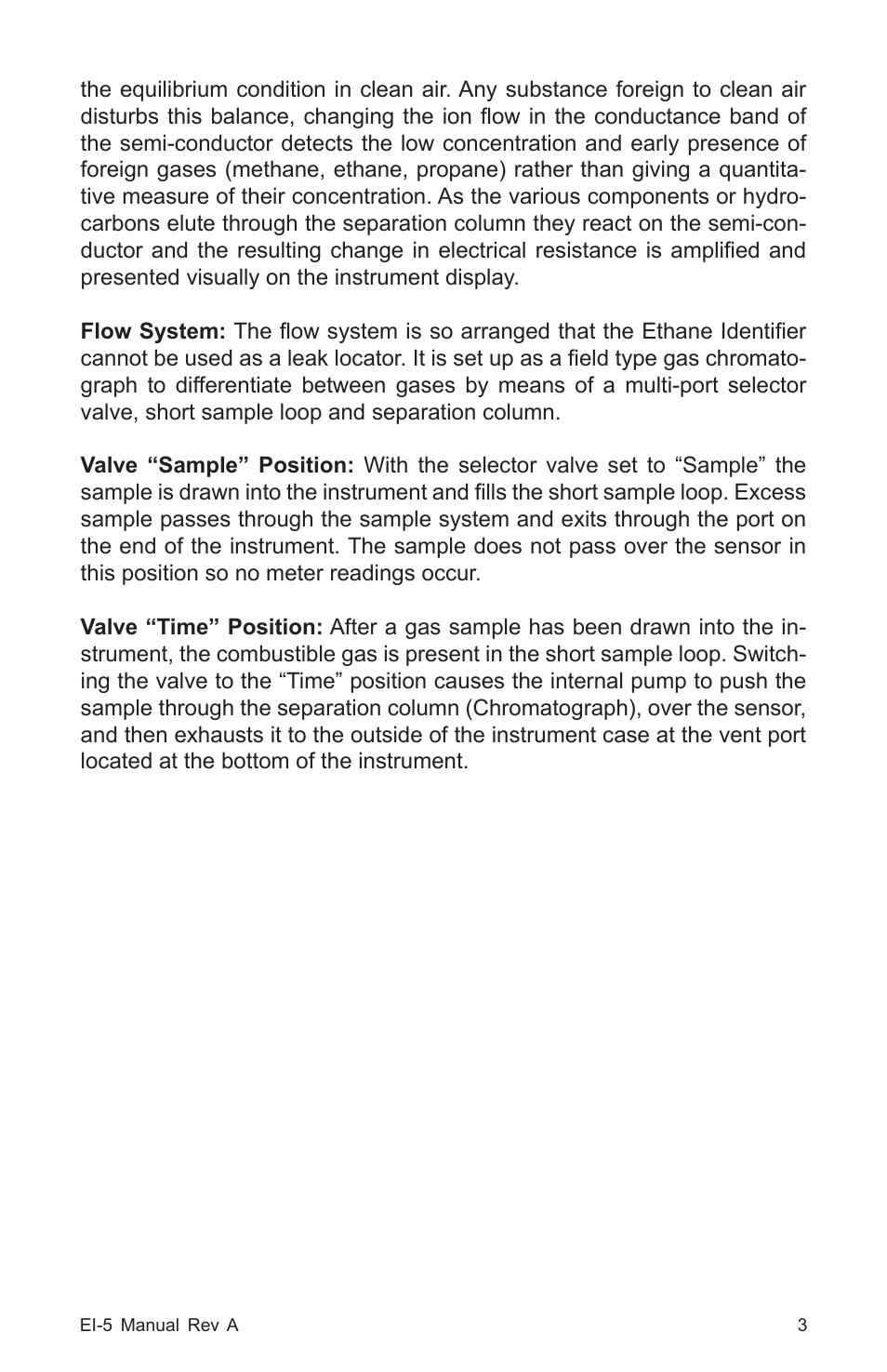 Heath Consultants EI-5 Ethane Gas Identifier User Manual | Page 6 / 23