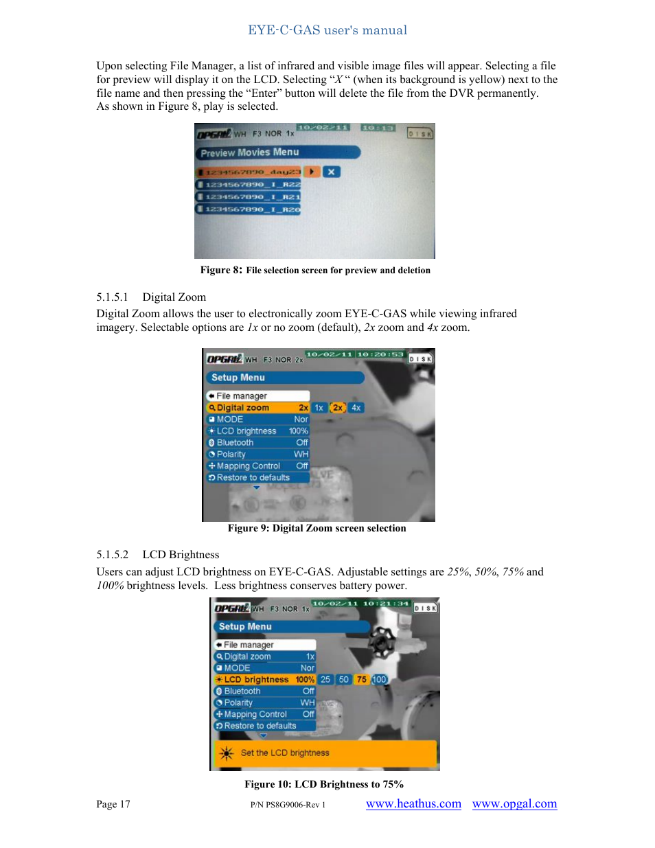 Heath Consultants EyeCGas User Manual | Page 17 / 62