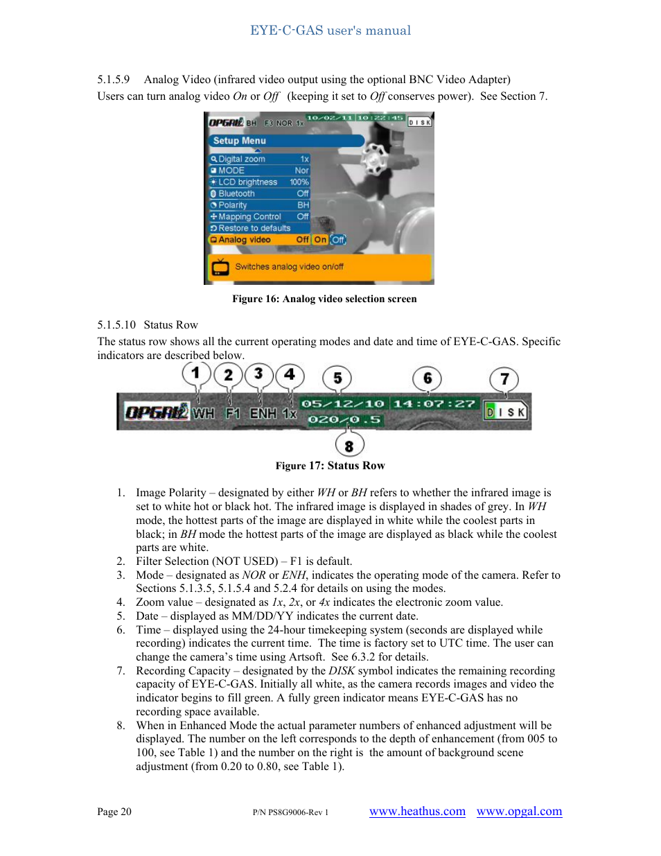 Heath Consultants EyeCGas User Manual | Page 20 / 62