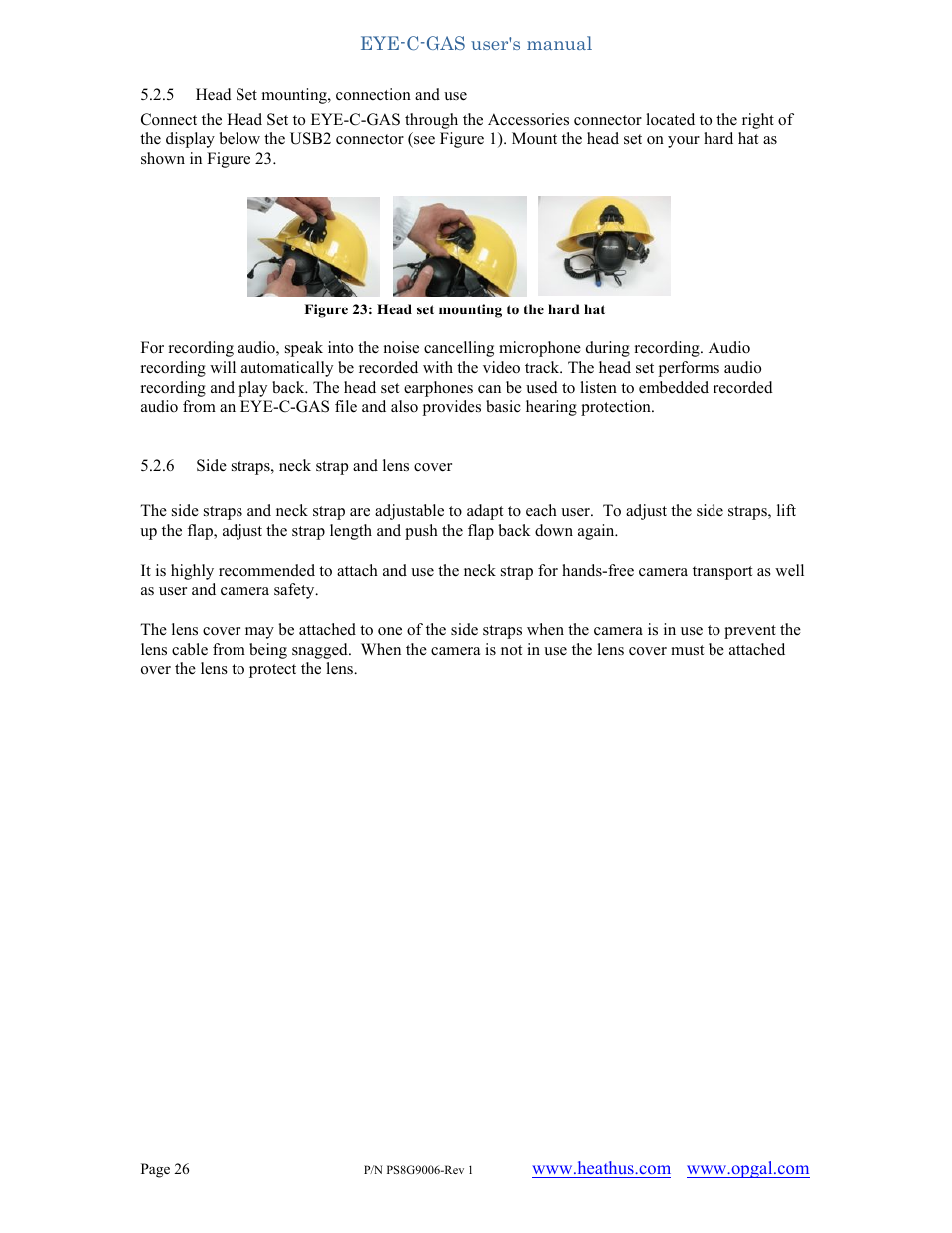 Heath Consultants EyeCGas User Manual | Page 26 / 62