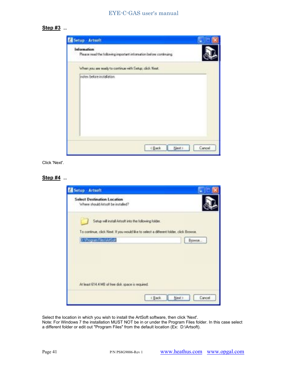 Heath Consultants EyeCGas User Manual | Page 41 / 62