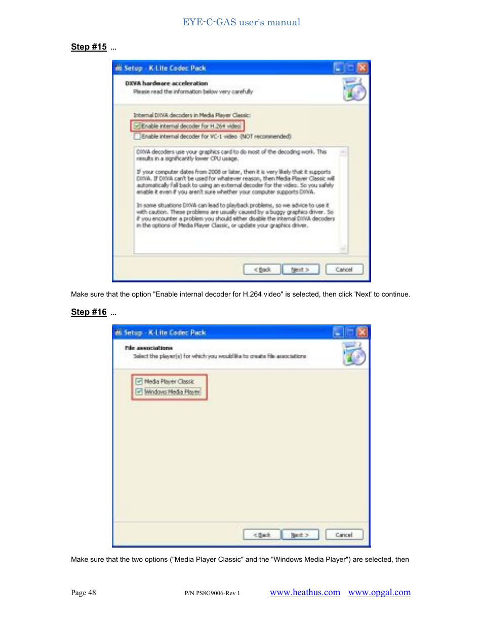 Heath Consultants EyeCGas User Manual | Page 48 / 62