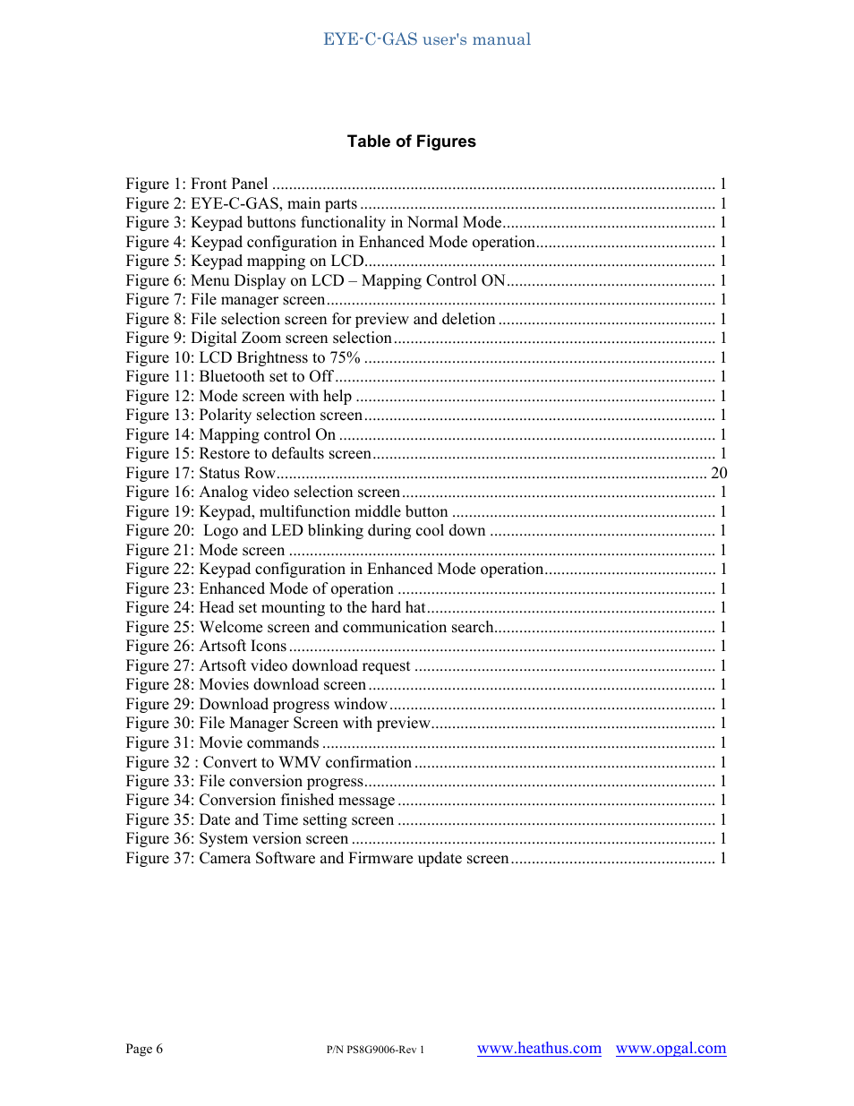 Heath Consultants EyeCGas User Manual | Page 6 / 62