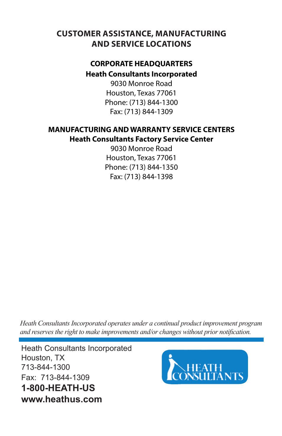 Heath Consultants Gas Delivery Unit (GDUnet) User Manual | Page 109 / 109