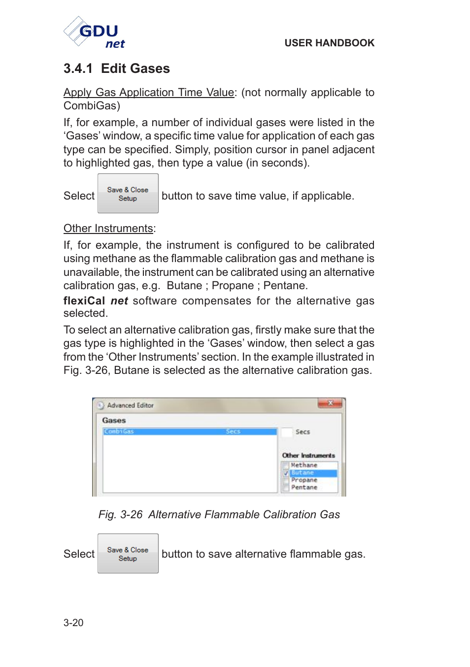 1 edit gases | Heath Consultants Gas Delivery Unit (GDUnet) User Manual | Page 48 / 109