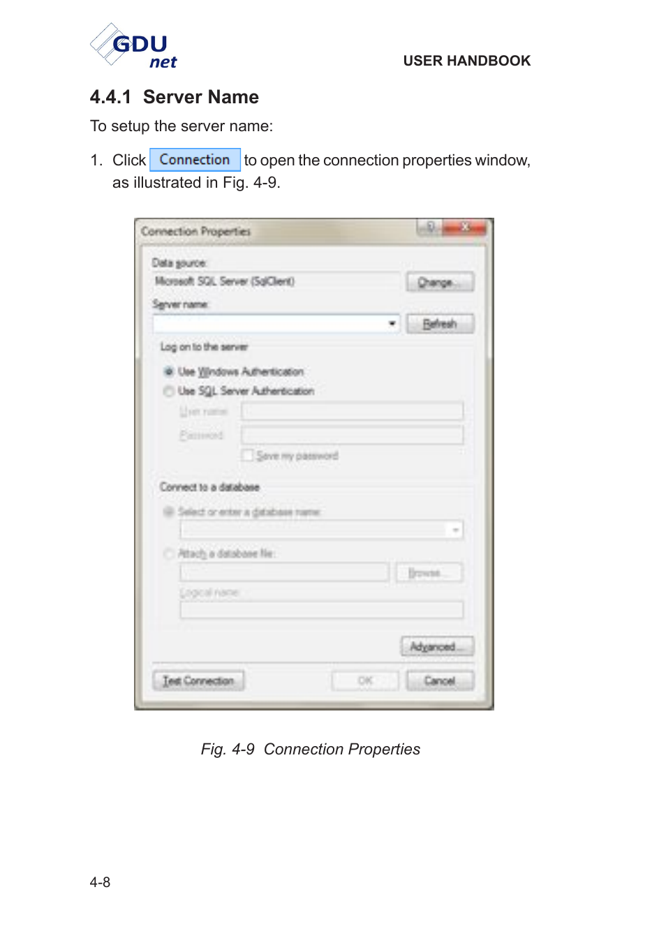 1 server name | Heath Consultants Gas Delivery Unit (GDUnet) User Manual | Page 78 / 109