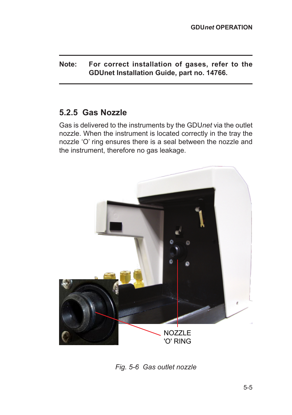 5 gas nozzle | Heath Consultants Gas Delivery Unit (GDUnet) User Manual | Page 87 / 109