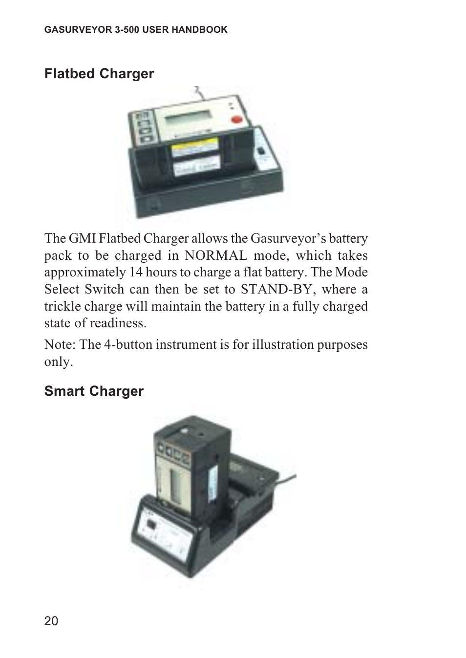 Flatbed charger, Smart charger, Charger, flatbed | Charger, smart, Flatbed charger smart charger | Heath Consultants Gasurveyor 500 Series User Manual | Page 30 / 89