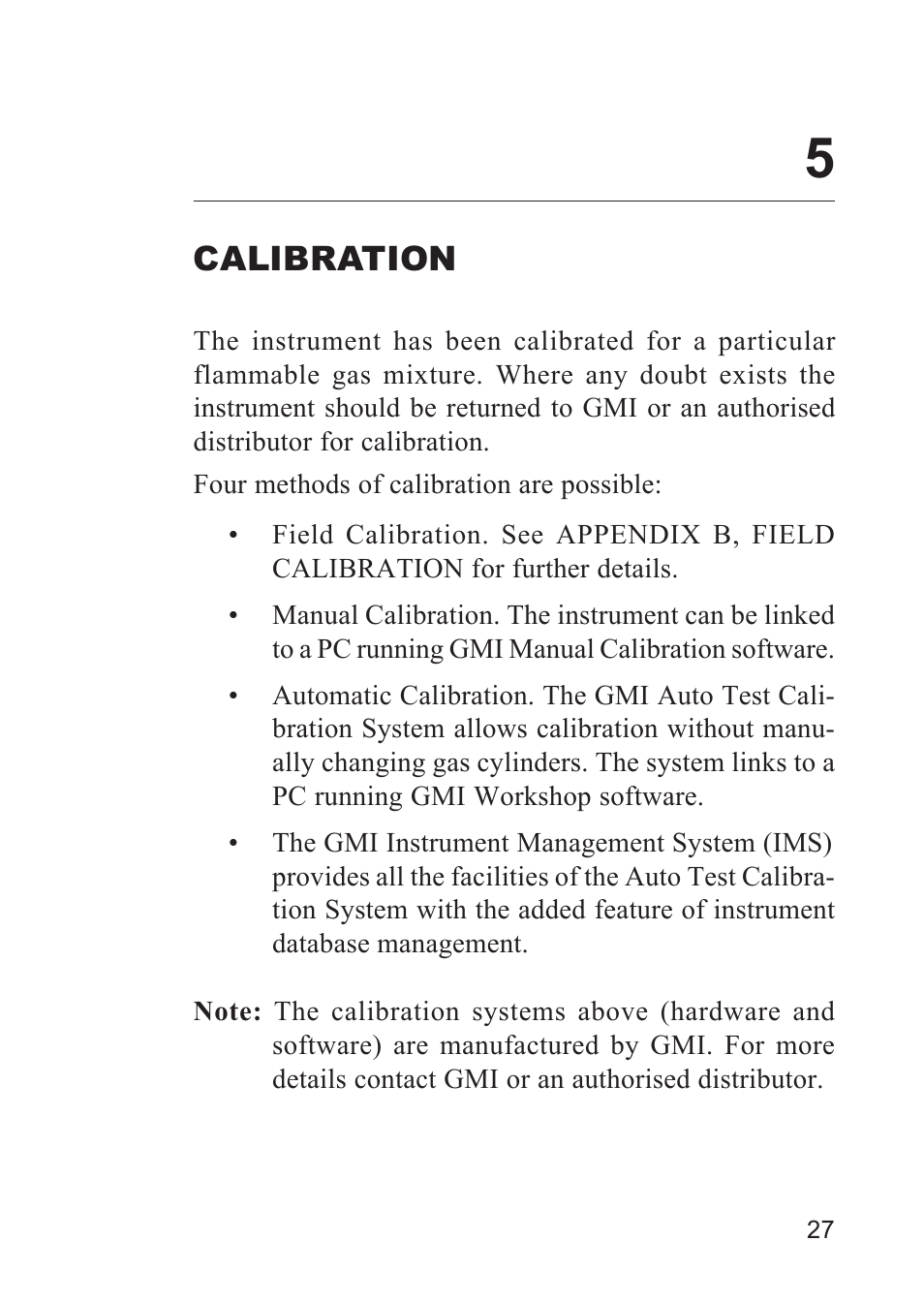 Calibration | Heath Consultants Gasurveyor 500 Series User Manual | Page 37 / 89