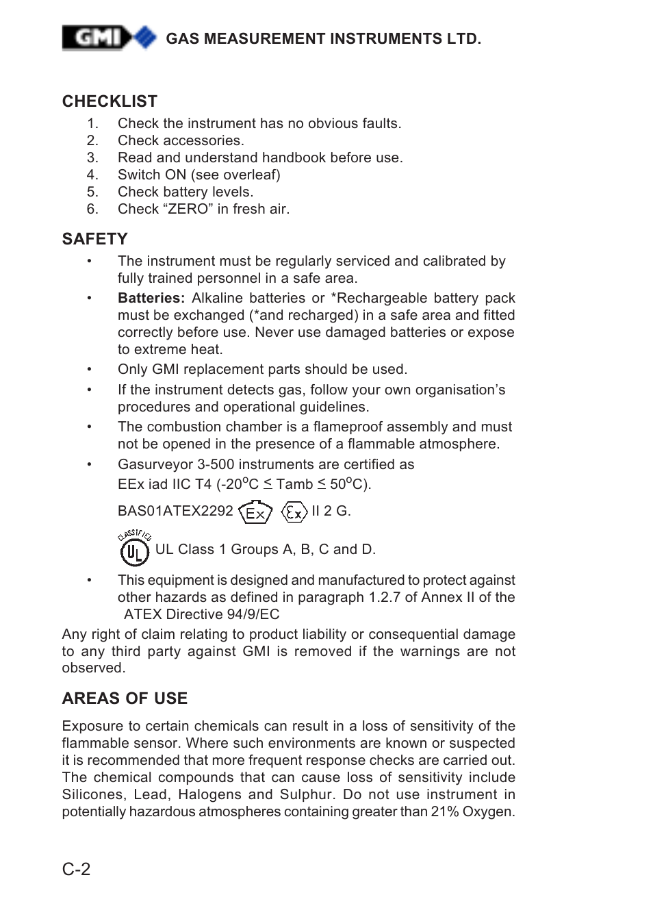 Heath Consultants Gasurveyor 500 Series User Manual | Page 60 / 89