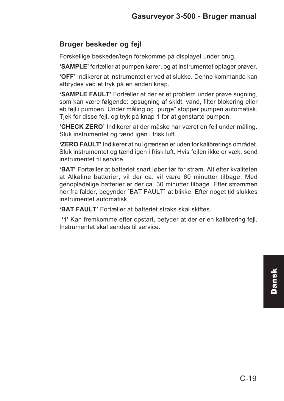 Heath Consultants Gasurveyor 500 Series User Manual | Page 77 / 89