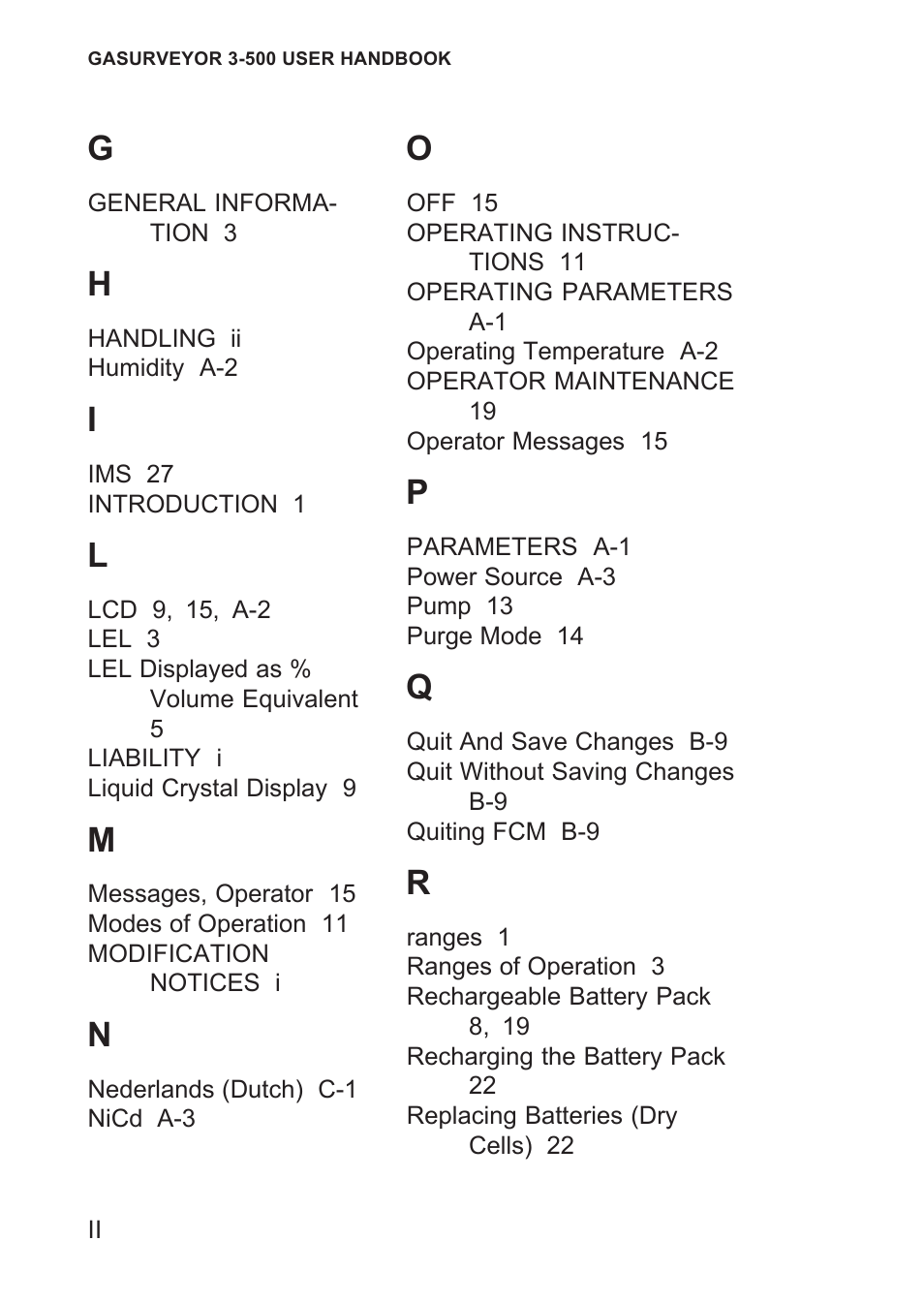 Heath Consultants Gasurveyor 500 Series User Manual | Page 86 / 89