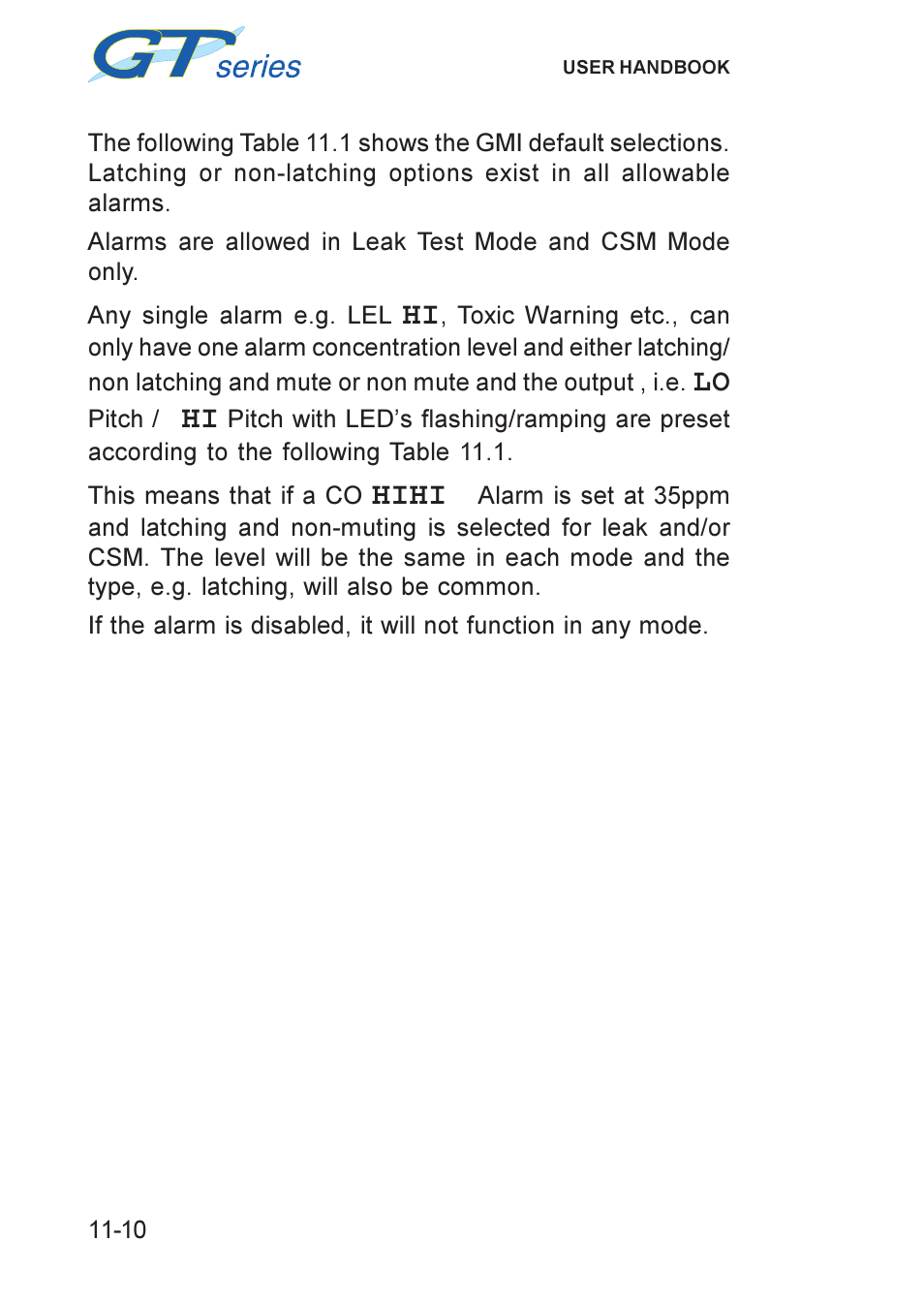 Heath Consultants GT Series User Manual | Page 114 / 170
