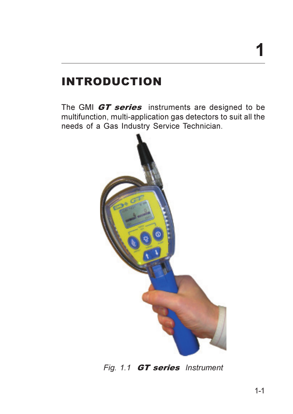 Introduction, Introduction -1 | Heath Consultants GT Series User Manual | Page 15 / 170