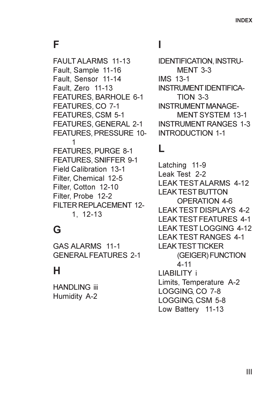 Heath Consultants GT Series User Manual | Page 165 / 170