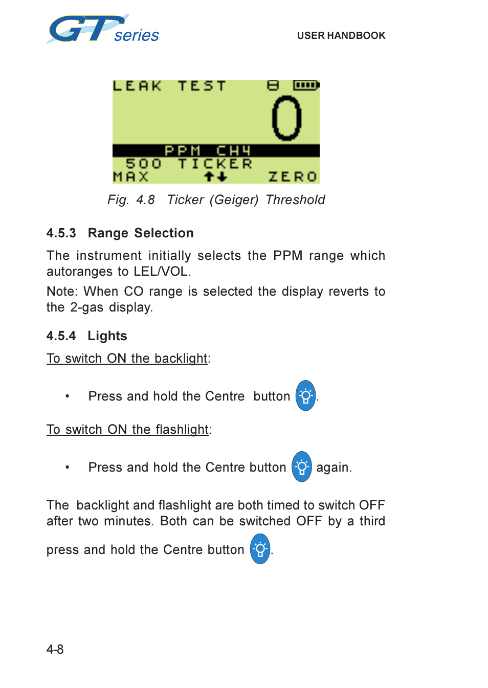 Heath Consultants GT Series User Manual | Page 50 / 170