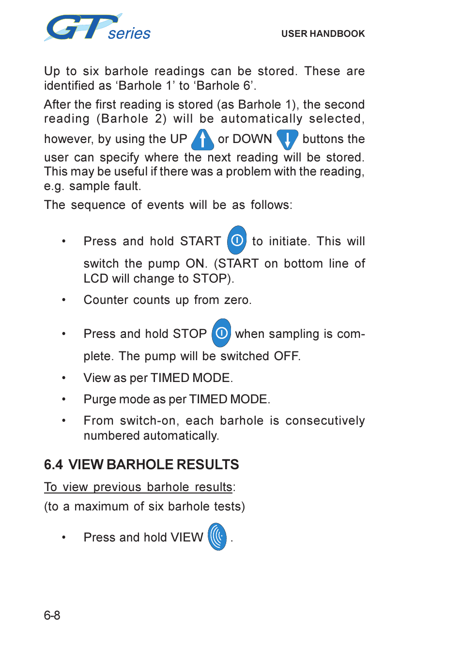 4 view barhole results, View barhole results, 4 view barhole results -8 | Heath Consultants GT Series User Manual | Page 72 / 170