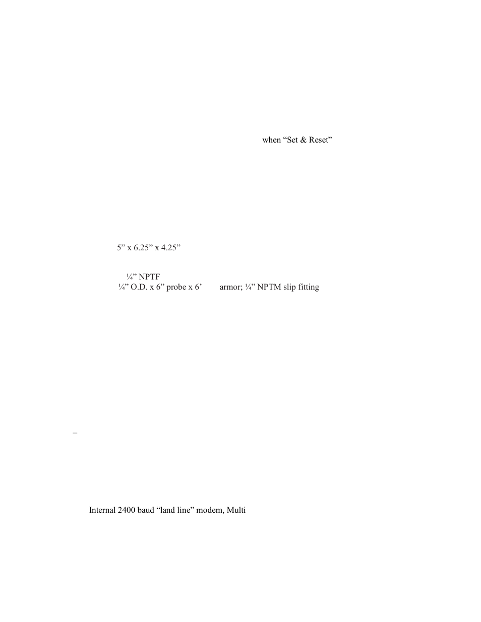 Hdr specifications | Heath Consultants Heath Data Recorder (HDR) User Manual | Page 36 / 45