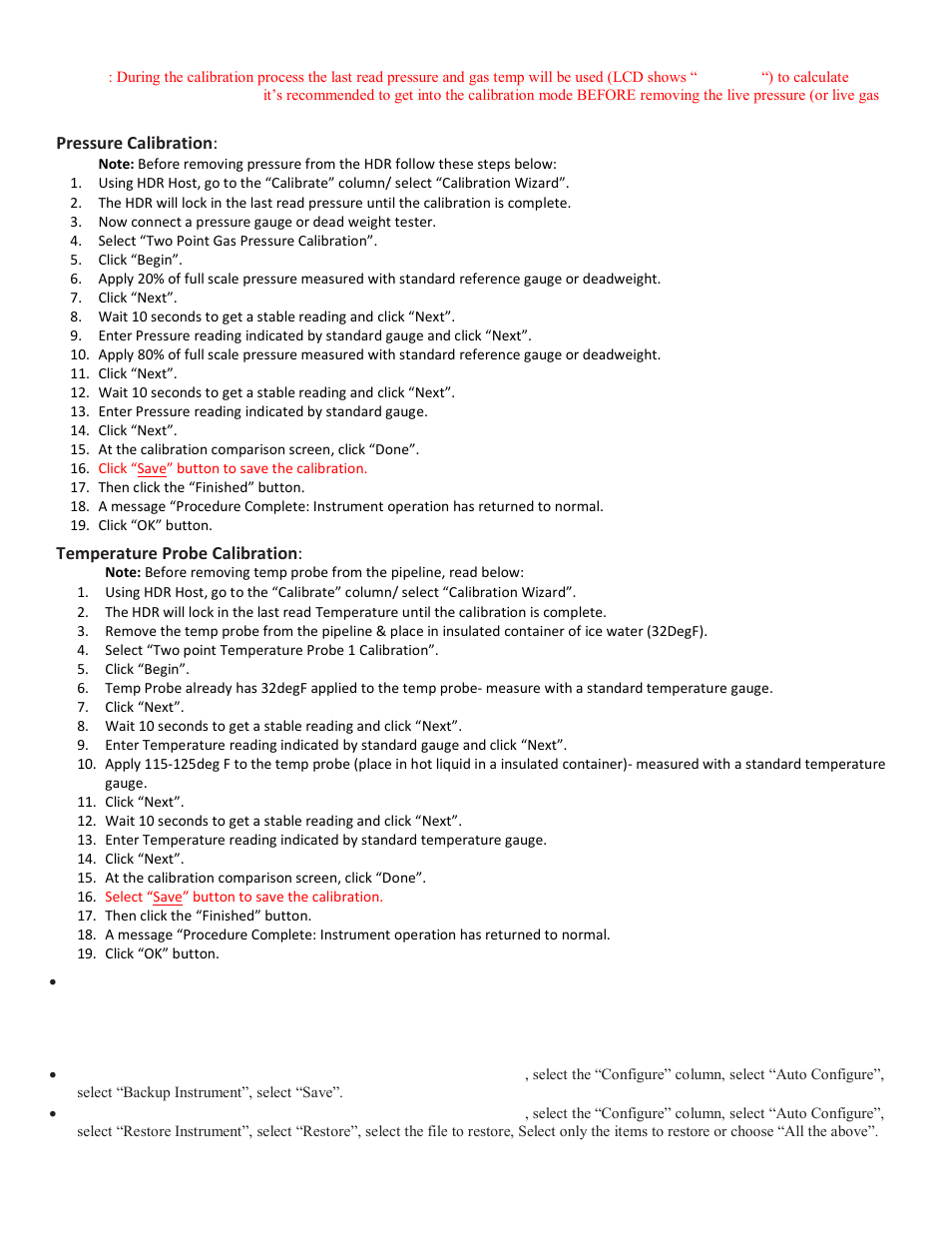 Maintenance procedures | Heath Consultants Heath Data Recorder (HDR) User Manual | Page 39 / 45