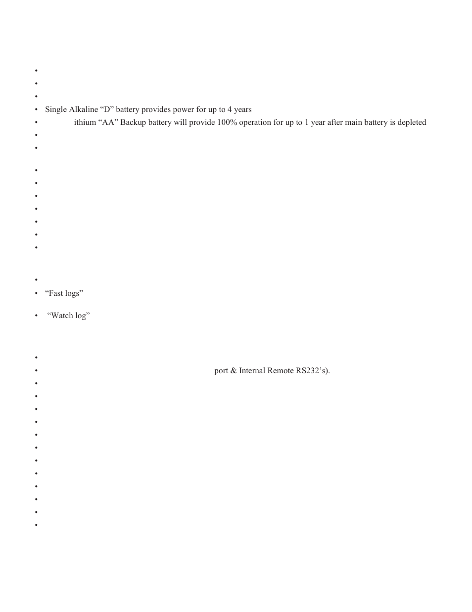 Hdr features | Heath Consultants Heath Data Recorder (HDR) User Manual | Page 5 / 45