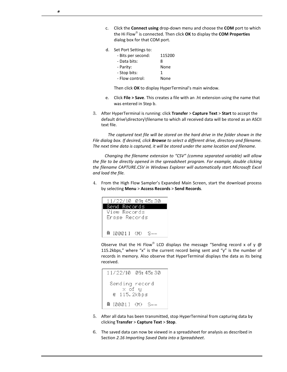 Heath Consultants Hi Flow Sampler User Manual | Page 23 / 62