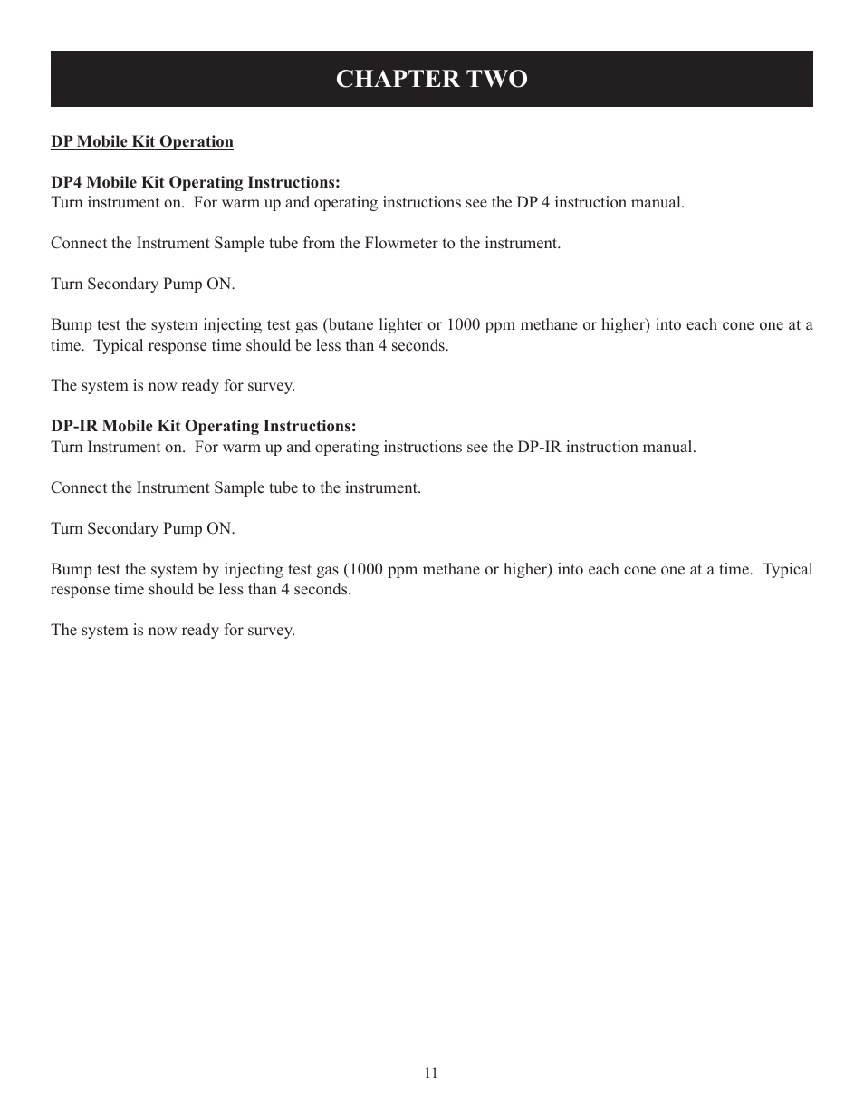 Chapter two | Heath Consultants Mobile Kits User Manual | Page 15 / 20