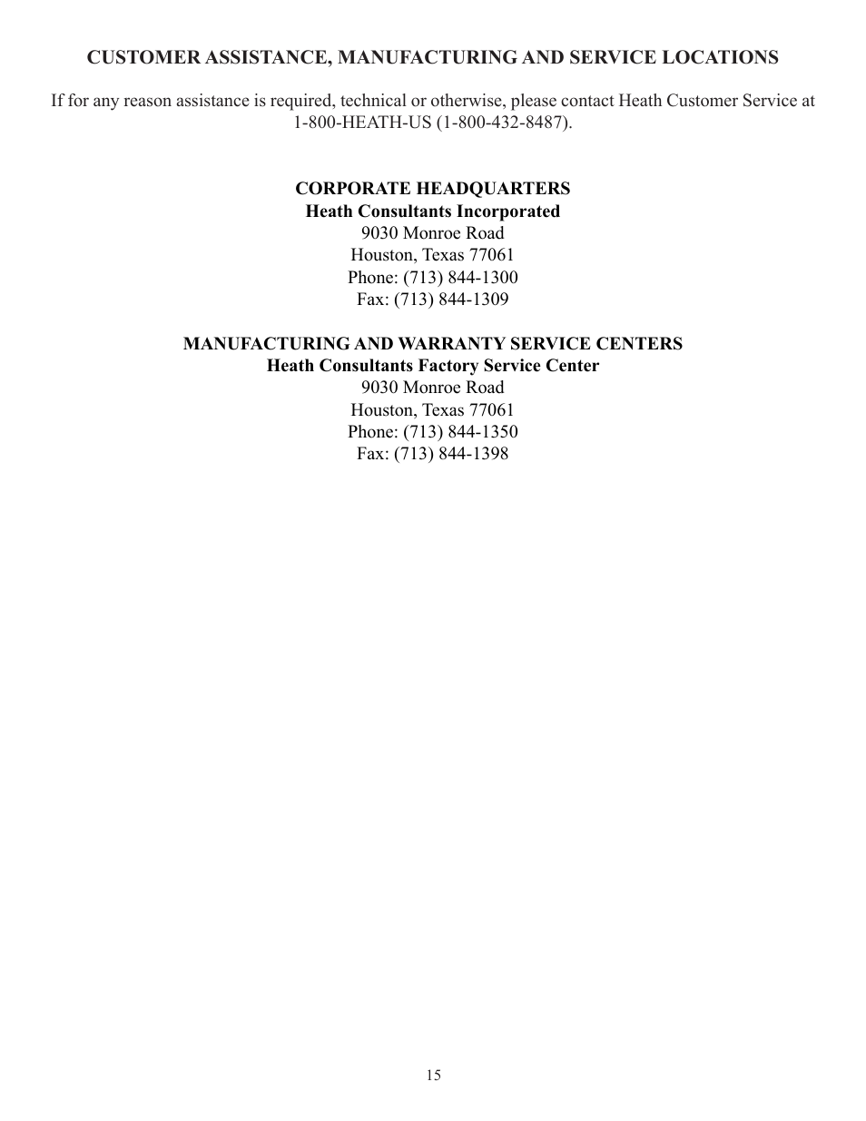 Heath Consultants Mobile Kits User Manual | Page 19 / 20