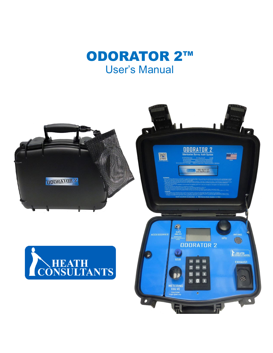 Heath Consultants ODORATOR 2 User Manual | 23 pages