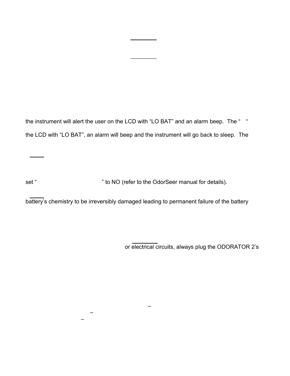 Battery charging | Heath Consultants ODORATOR 2 User Manual | Page 12 / 23