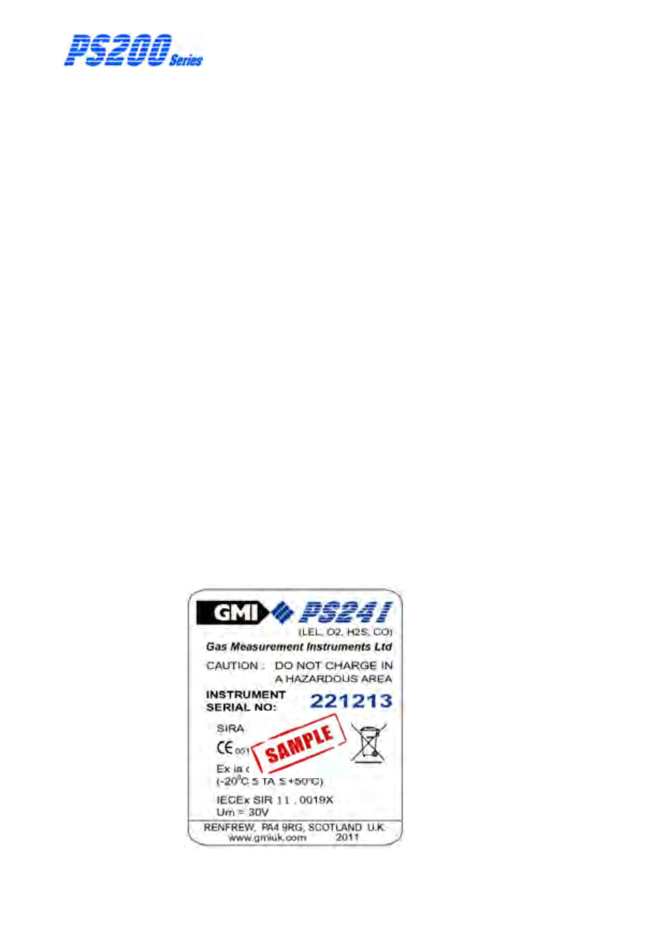 1 archiving stored readings, 4 filters, 5 construction | 6 identification label, Construction, En50054, Filters, Identification label, Ip65, Label, identification | Heath Consultants Personal Surveyor (PS200 Series) User Manual | Page 22 / 96