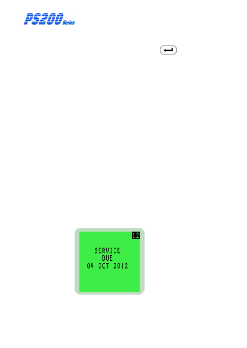 8 service due date (option) | Heath Consultants Personal Surveyor (PS200 Series) User Manual | Page 32 / 96