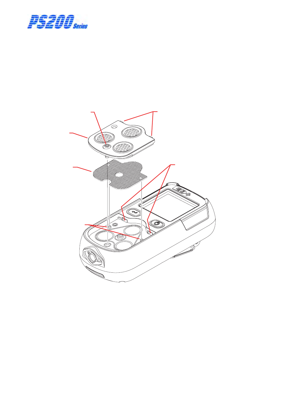 1 replace sensor hydrophobic filter, Filter, hydrophobic, Hydrophobic filter | Replace sensor hydrophobic filter, Sensor hydrophobic filter | Heath Consultants Personal Surveyor (PS200 Series) User Manual | Page 68 / 96