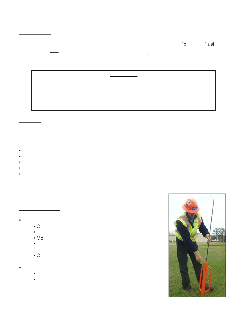 Overview, Safety, Prior to use | Heath Consultants Plunger Bars User Manual | Page 3 / 6